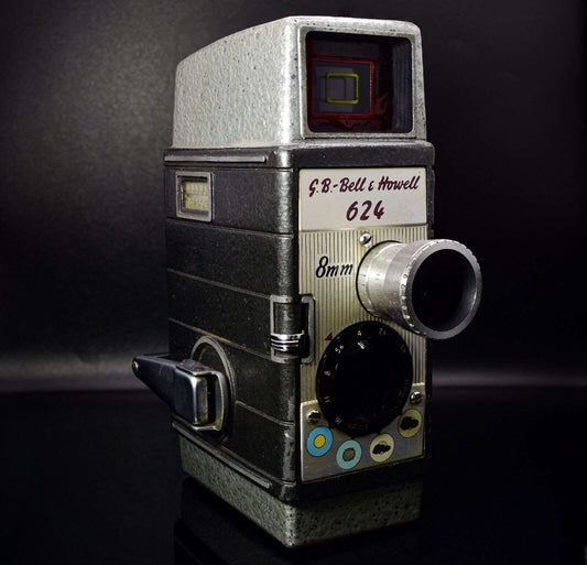 Bell and Howell GB 624 8mm Cine Film Camera Evolution Sundial 1950's Model