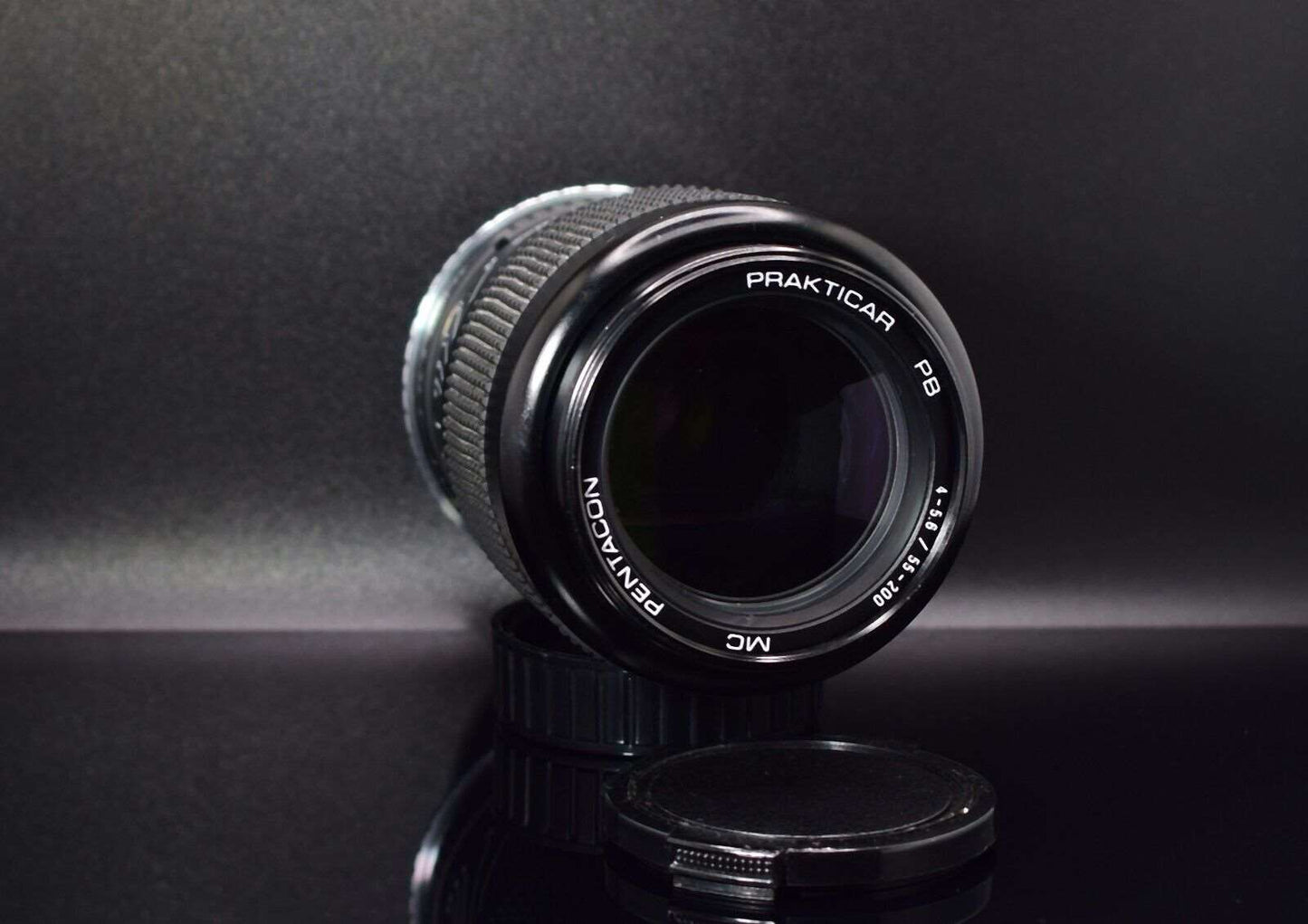 Pentacon Prakticar PB Mount f4-5.6 55-200mm MC Zoom Camera Lens