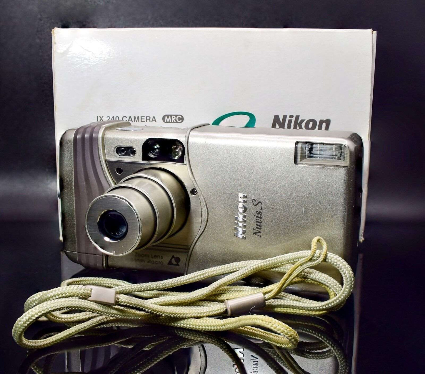 Nikon Nuvis S IX240 Collector APS Film Camera with built-in Nikon 22.5-66mm Macro Zoom Lens
