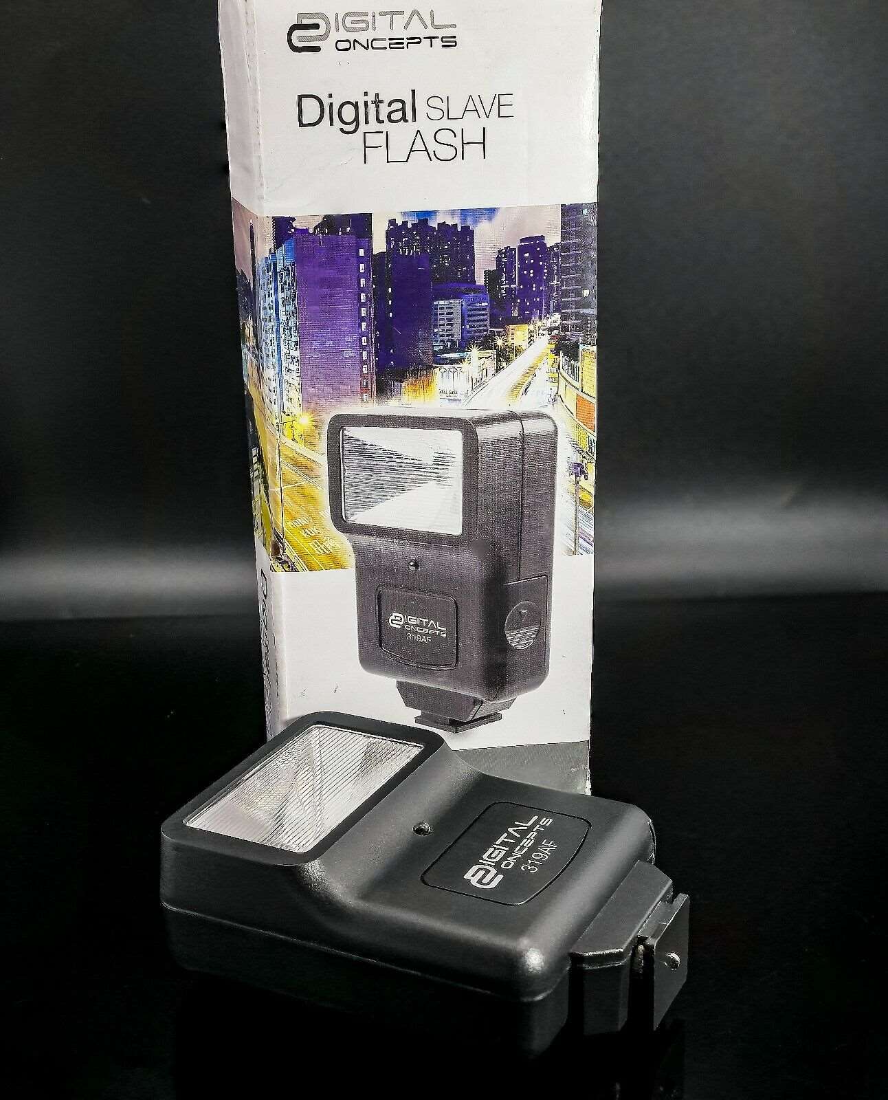 Digital Slave Flash VIVITAR Digital Concepts with Camera Side Bracket - Boxed