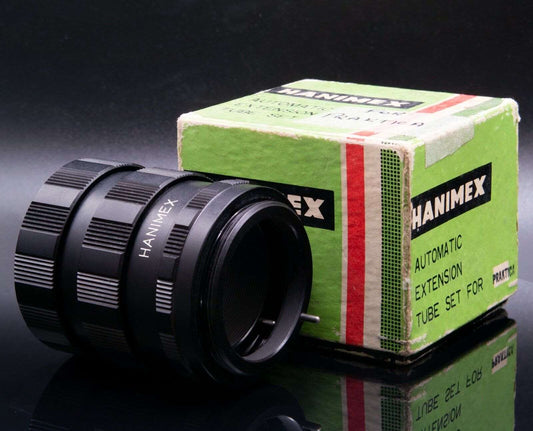 Camera Lens Auto Extension Tube Hanimex to Praktica Set