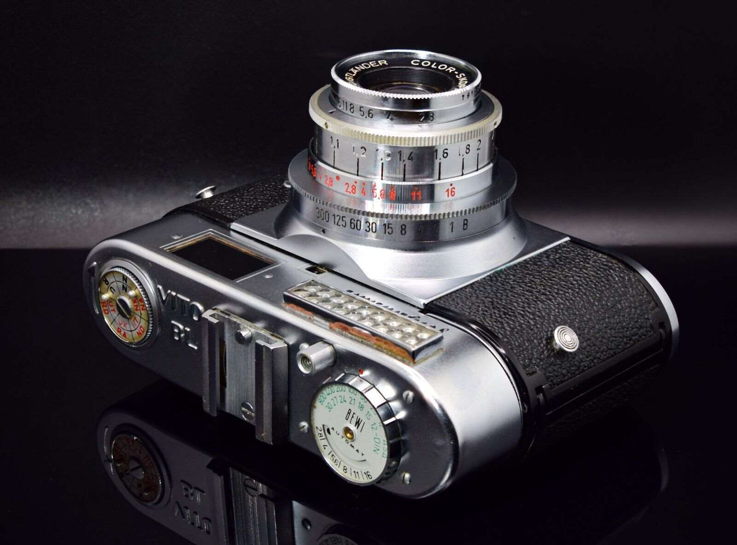 Voigtlander VITO BL 35mm Film Camera with Color Skopar Lens Prontor SVS Shutter