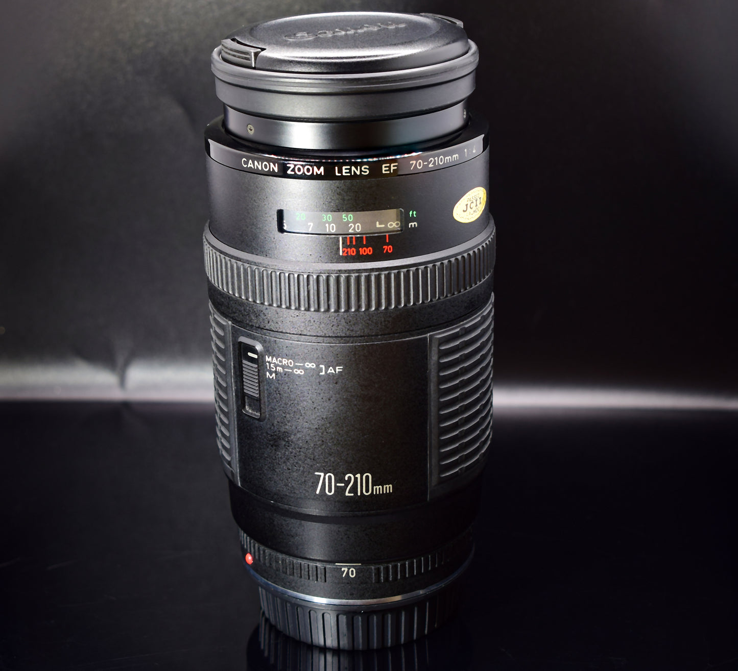 Canon Zoom Lens EF 70-210mm f/4 Autofocus Black with Maker's Protective End Caps