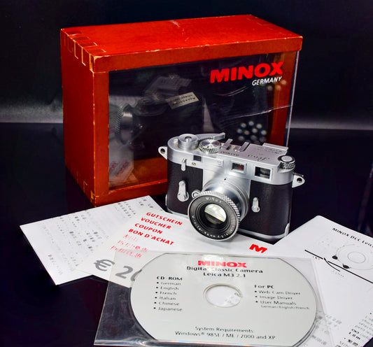 Minox Digital Classic Camera Leica M3 Replica Ver. 2.1 Mini Spy Camera