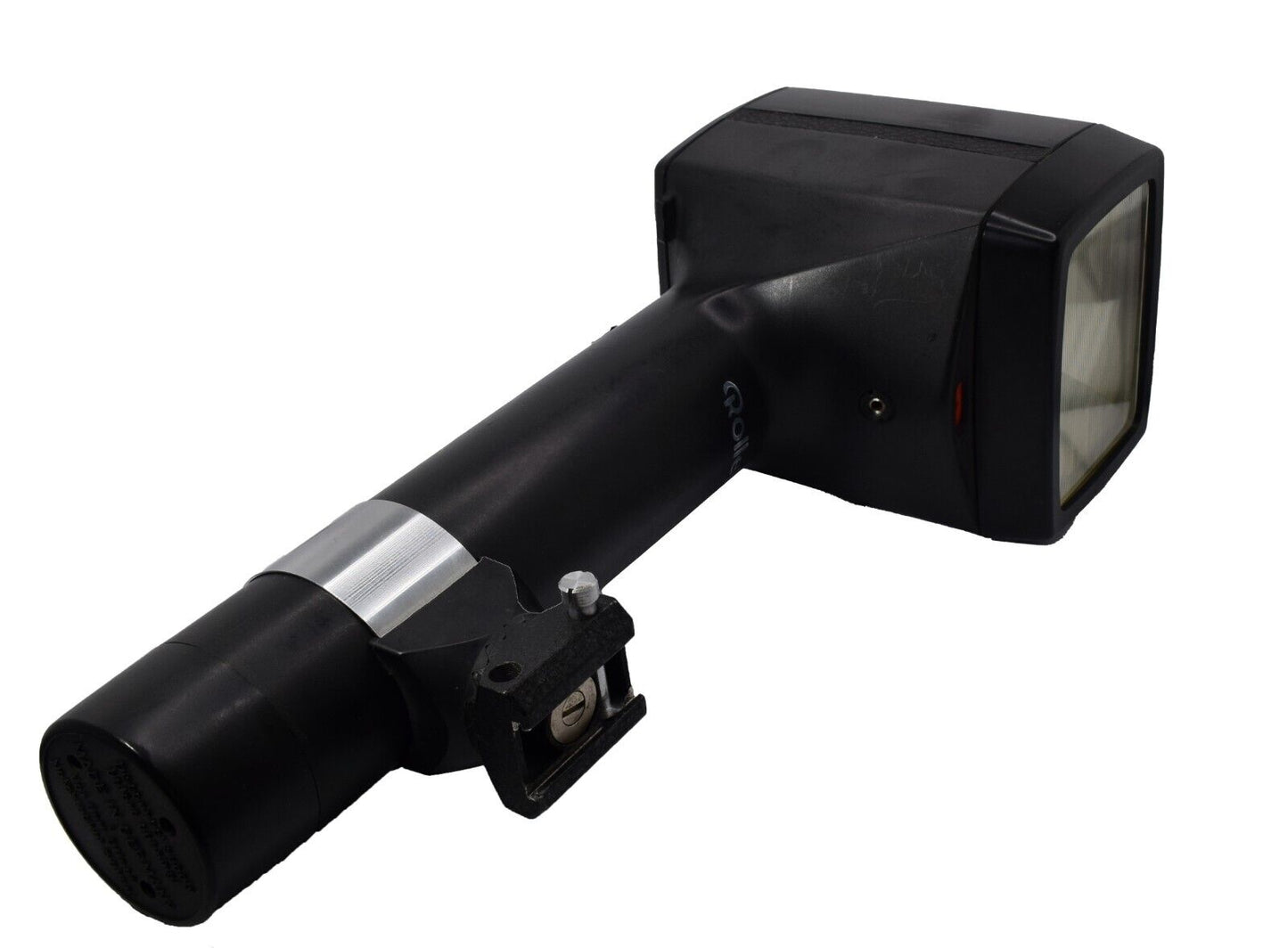 Rollei E36 RE Portable Camera Flash Unit Black Vintage Blitz Rückseite E36E