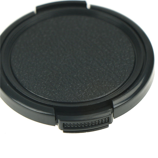 Camera Lens Cap Universal Fit Black 49mm 52mm 55mm 58mm 67mm Clip On