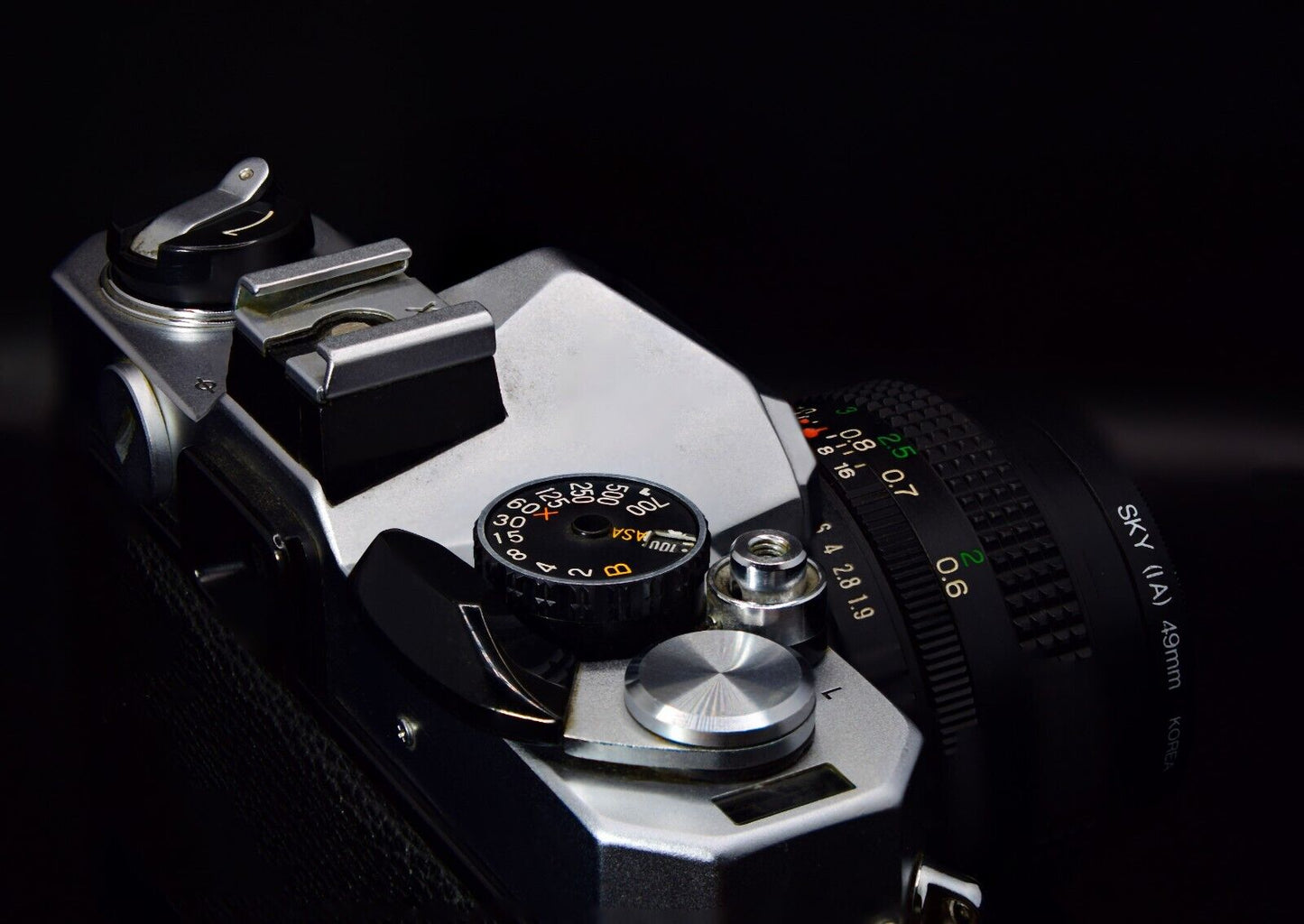 Fujica STX-1 35mm Vintage SLR Camera with Fuji X-Fujinon f/1.9 50mm Lens & Filter